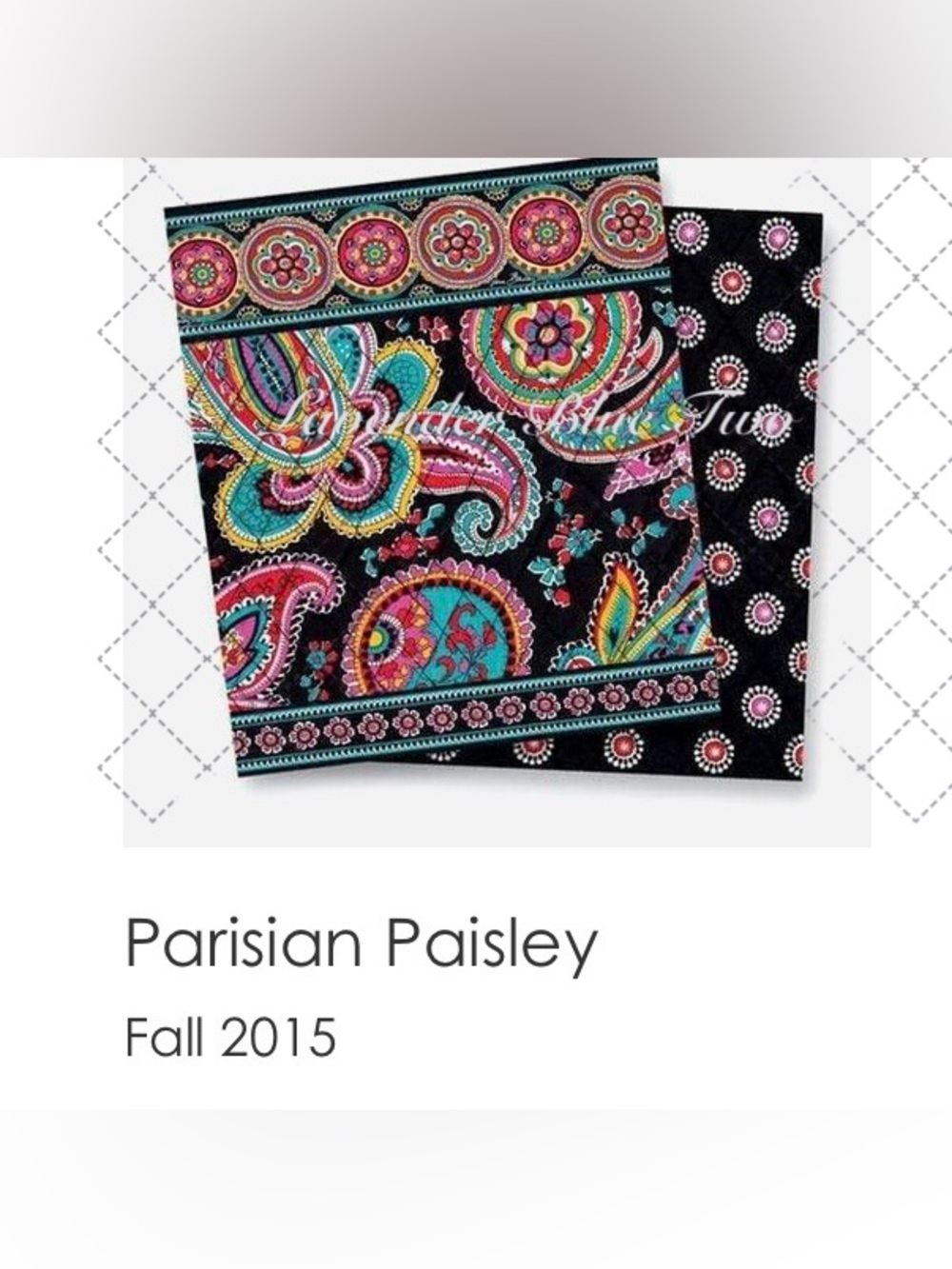 VERA BRADLEY Parisian Paisley Pom Poms 2015 Lighten Up EXPANDABLE Travel Bag - Picture 15 of 15